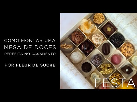 Como montar uma mesa de doces perfeita no casamento