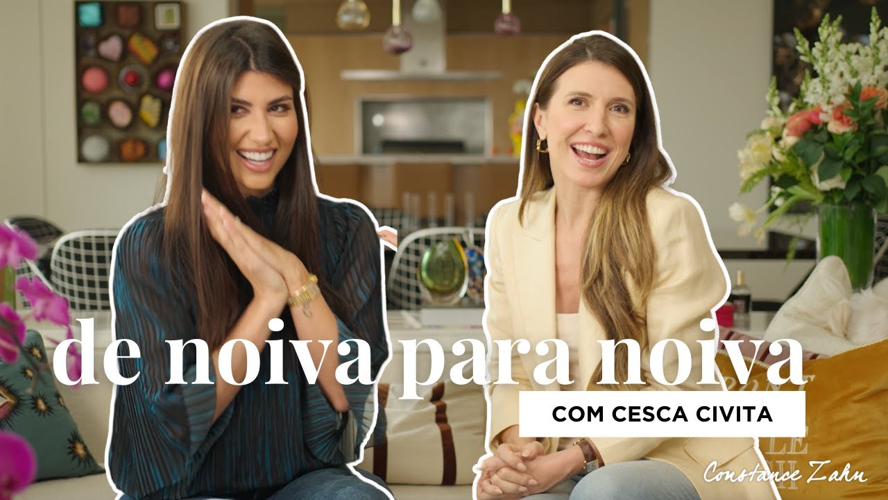 Cesca Civita conta os detalhes do seu casamento para Constance Zahn