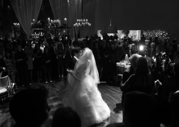 danca dos noivos vestido vera wang