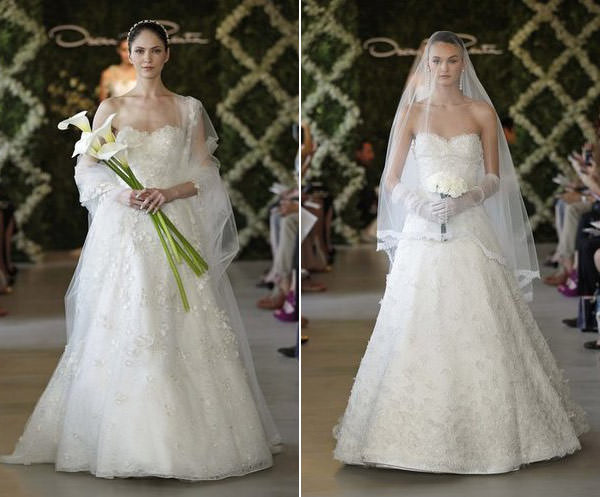 vestido de noiva Oscar de la Renta 2013