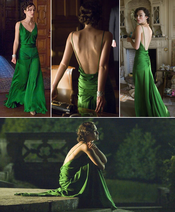 vestido verde keira knightley desejo e reparação