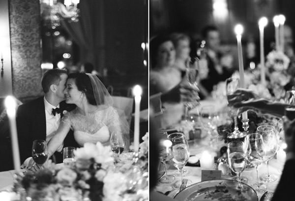 black-and-white-wedding-indoor-reception-dinner-decor