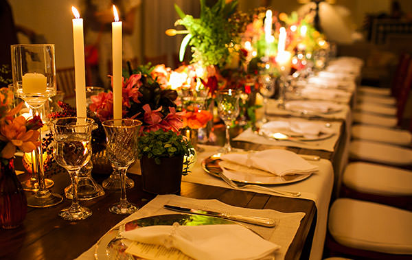 Decoração de casamento em vinho - Constance Zahn