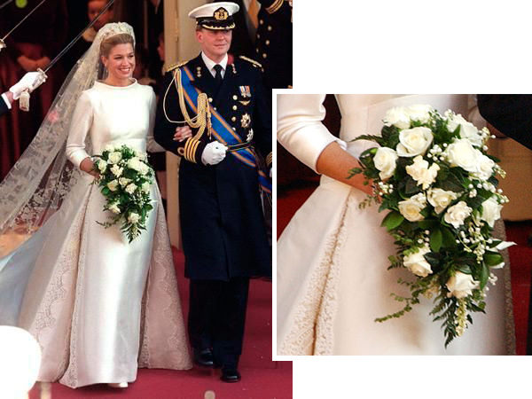 10 bouquets de noiva icônicos da realeza - Constance Zahn