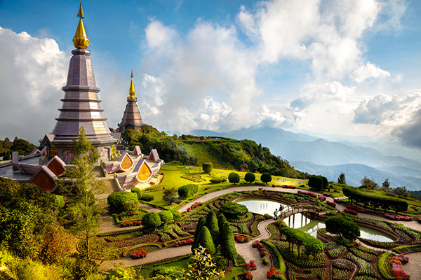 The Great Holy Relics Pagoda Nabhapolbhumisiri, Chiang mai, Thailand