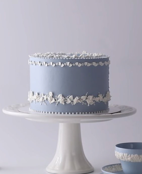  Tendência de bolo de casamento 2022, bolo de casamento, Decoração de bolo de casamento, Wedgwood Jasperware