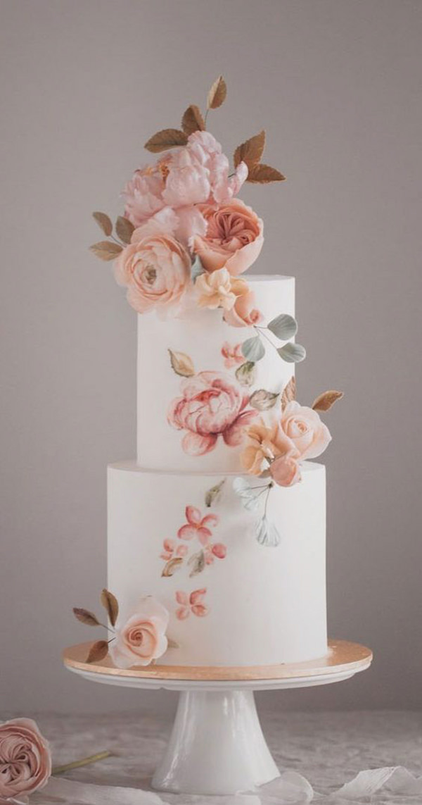 Tendência de bolo de casamento 2022, bolo de casamento, Decoração de bolo de casamento