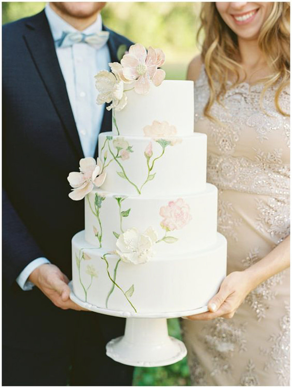 Tendência de bolo de casamento 2022, bolo de casamento, Decoração de bolo de casamento