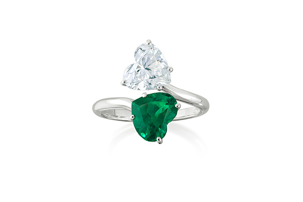 anel de noivado toi et moi, tendência de casamento 2022, tendência de anel de noivado 2022, diamante, brilhante, pedras preciosas