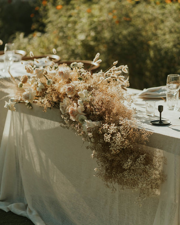 flor mosquitinho, gipsofila, decoração de casamento, decoração de casamento com flor mosquitinho, flor seca