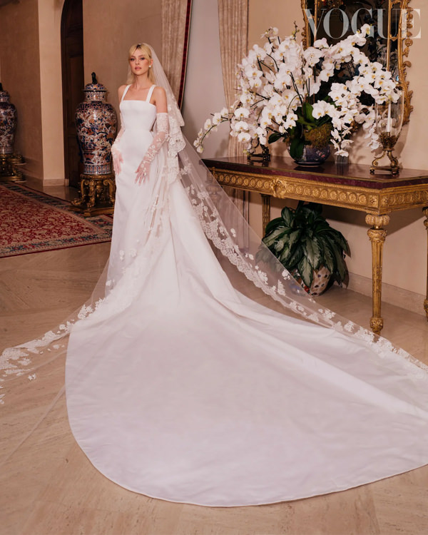 vestido de noiva Valentino, vestido de noiva alta costura, vestido de noiva, vestido de noiva de renda, Nicola Peltz