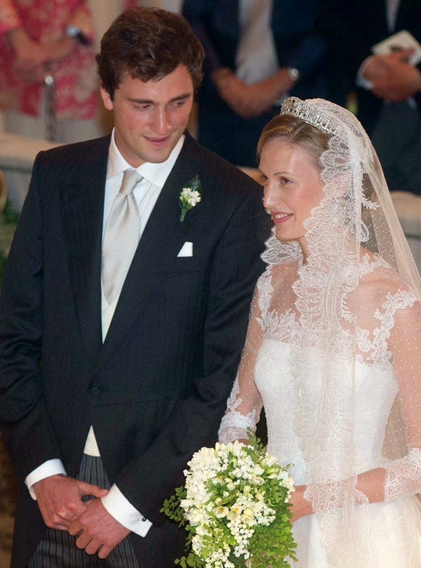 vestido de noiva Valentino, vestido de noiva alta costura, vestido de noiva, vestido de noiva de renda, Elisabetta Maria Rosboch Von Wolkenstein