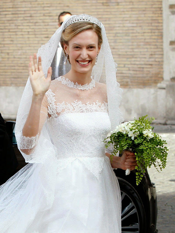 vestido de noiva Valentino, vestido de noiva alta costura, vestido de noiva, vestido de noiva de renda, Elisabetta Maria Rosboch Von Wolkenstein