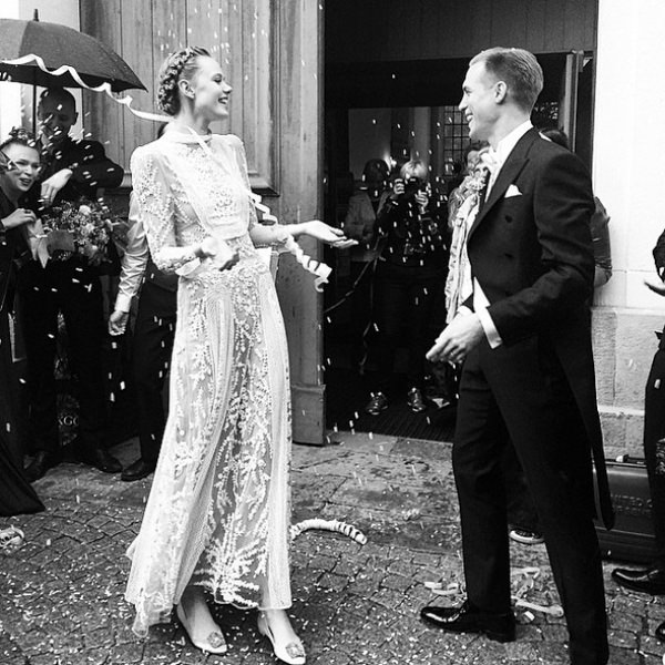 vestido de noiva Valentino, vestido de noiva alta costura, vestido de noiva, vestido de noiva de renda, Frida Gustavsson