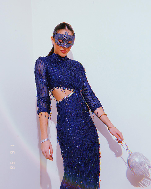 convidada do casamento de Lala Rudge na Itália, Florença, segundo casamento Lala Rudge, baile de mascaras, 