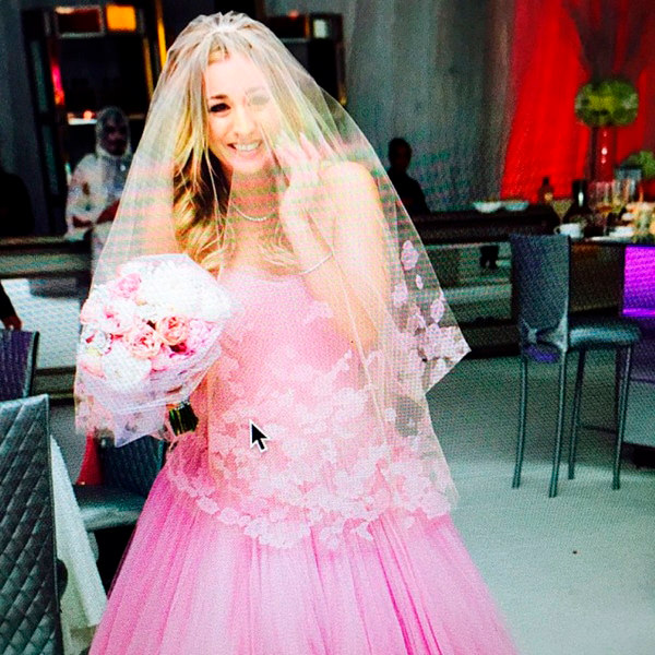 vestido de noiva cor de rosa, vestido de noiva colorido, vestido de noiva rosé, vestido de noiva millenial pink, vestido de noiva rosa quartzo, vestido de noiva rosé nude,kaley cuoco