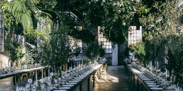 decoração de casamento greenery, decoração de casamento botânica, decoração de casamento com folhagem, decoração de casamento verde, arranjo de centro de mesa, arranjo aéreo