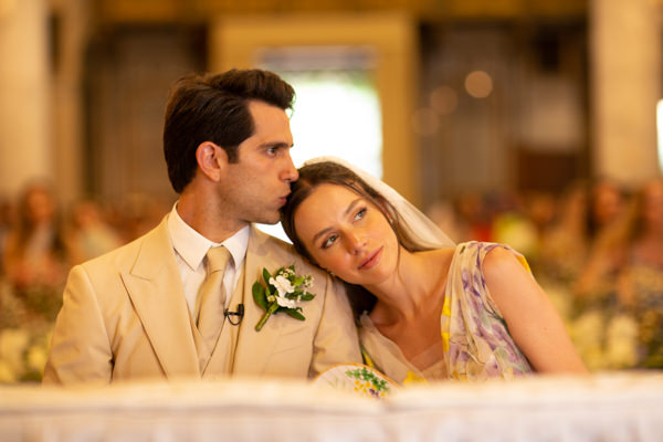casamento de Carolina Adriano e Lucas Bittar em Portofino, destination wedding na Itália, vestido de noiva floral Dolce & Gabbana, casamento na igreja