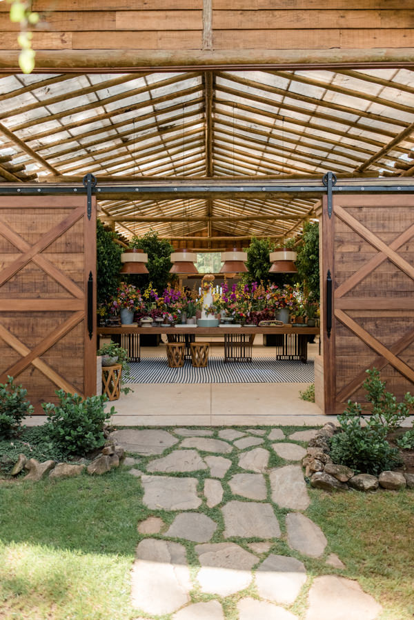 Decoração da cerimônia