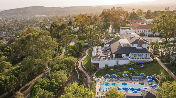 El Encanto, A Belmond Hotel, Santa Barbara, vista panorâmica do hotel 