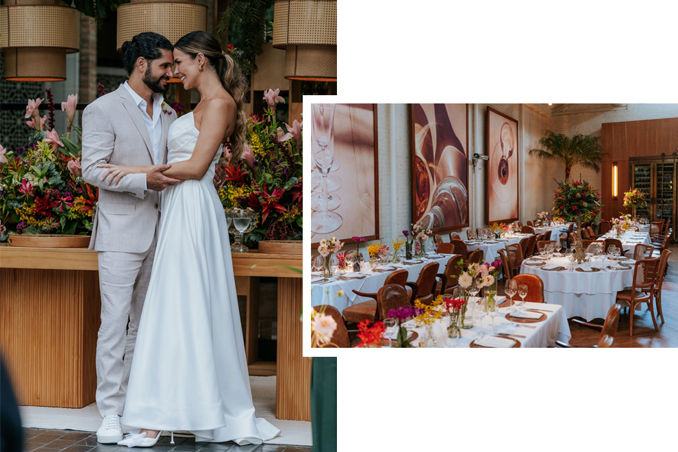 Casamento no restaurante Cantaloup, em São Paulo: Karen Kounrouzan + Alexandre Cardoso Sahyoun